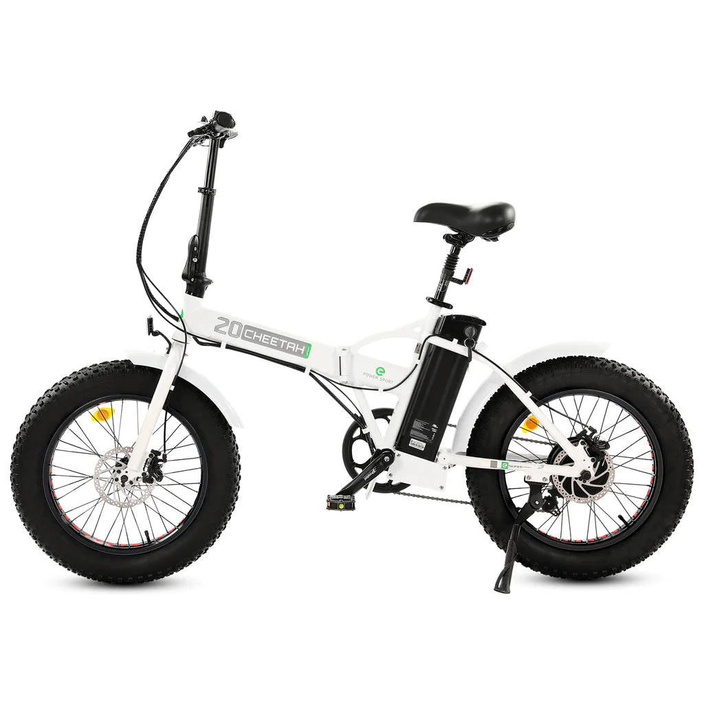 UL Certified-Ecotric 20inch Fat Tire Portable and Folding Electric Bike, Top Speed: 25 MPH