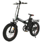 Ecotric 48V Fat Tire Portable and Folding Electric Bike with color LCD display, Top Speed 25MPH