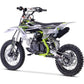 MotoTec X2 110cc 4-Stroke Gas Dirt Bike Green, 41 MPH