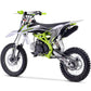MotoTec X3 125cc 4-Stroke Gas Dirt Bike Green, Top Speed 47MPH