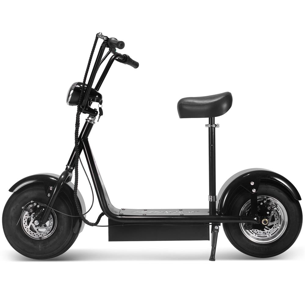 MotoTec FatBoy 48v 800w Electric Scooter, Top Speed: 22mph
