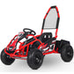 MotoTec Mud Monster Kids Electric 48v 1000w Go Kart Full Suspension, Top Speed: 10-20 mph (2 selectable speeds)