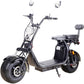 MotoTec Knockout 60v 2000w Lithium Electric Scooter Black, Top Speed: 25MPH