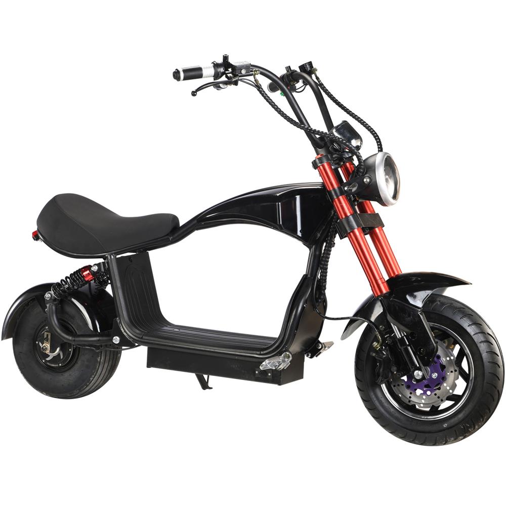 MotoTec Mini Lowboy 48v 800w Lithium Electric Scooter, Top Speed: 10-15-20 mph (3 selectable speeds)