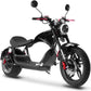 MotoTec Raven 60v 30ah 2500w Lithium Electric Scooter, Top Speed: 28 mph