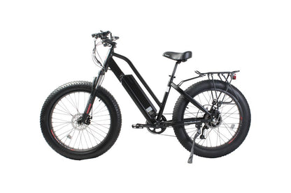 X-Treme Boulderado 48 Volt 10 Amp Fat Tire Step-Through Electric Mountain Bicycle, Top Speed - 25 MPH